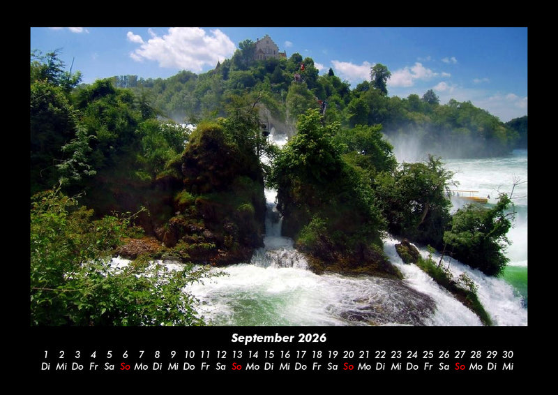 Wasserfälle Fotokalender 2026 - 9