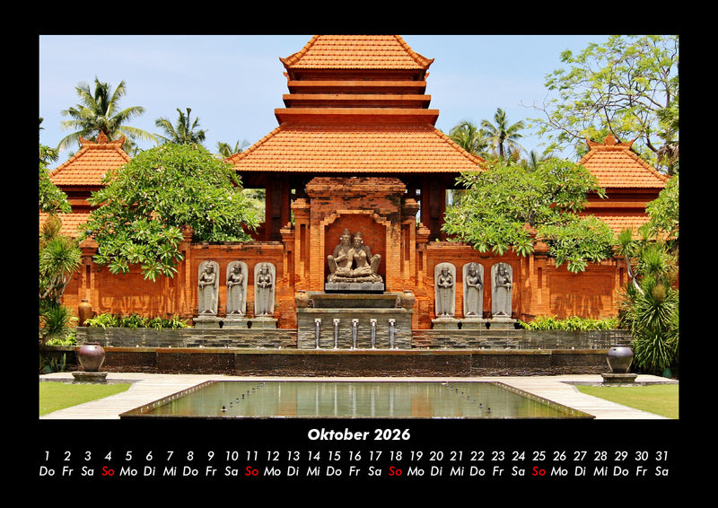 Indonesien Fotokalender 2026 - 10