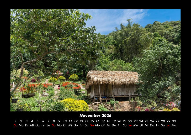 Indonesien Fotokalender 2026 - 11