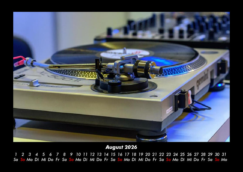 Musik Fotokalender 2026 - 8