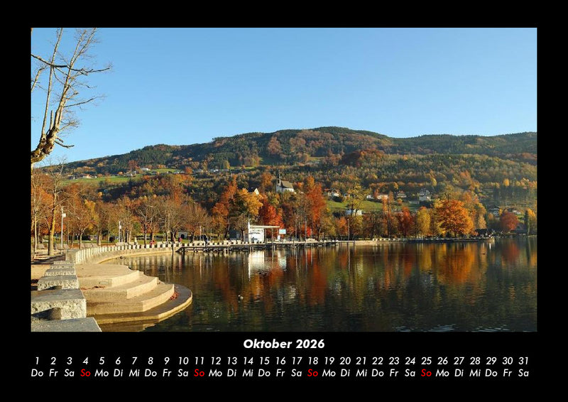 Die Seen der Erde Fotokalender 2026 - 10