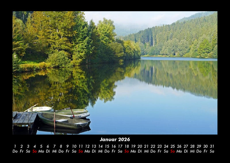 Die Seen der Erde Fotokalender 2026 - 1