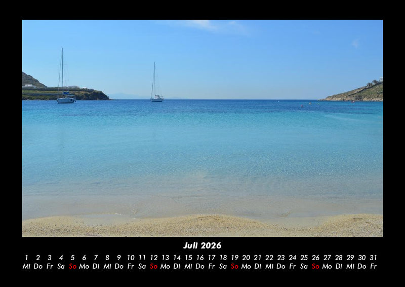 Meereslandschaft Fotokalender 2026 - 7