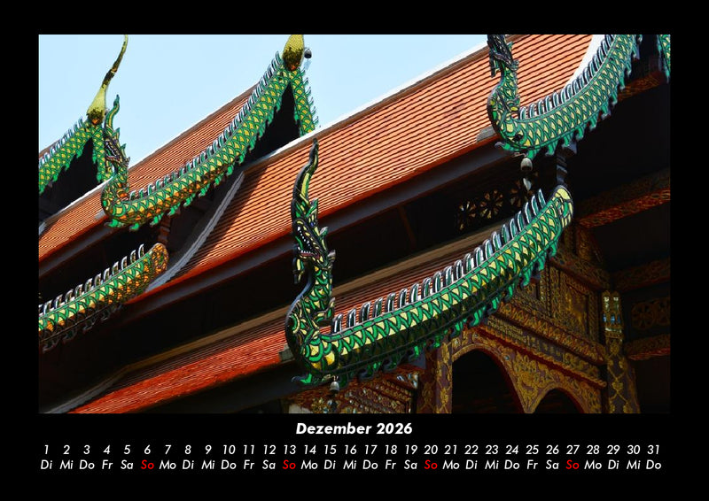 Tempel unserer Erde Fotokalender 2026 - 12