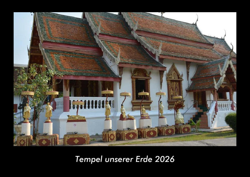 Tempel unserer Erde Fotokalender 2026 - Hauptbild