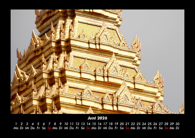 Tempel unserer Erde Fotokalender 2026 - 6