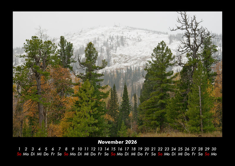 Berglandschaften Fotokalender 2026 - 11