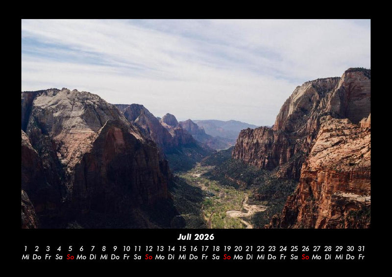 Berglandschaften Fotokalender 2026 - 7