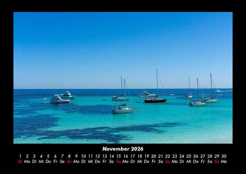 Segelboote Fotokalender 2026 - 11