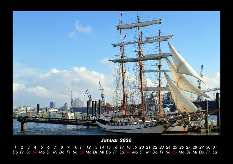 Segelboote Fotokalender 2026 - 1