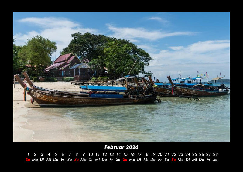 Segelboote Fotokalender 2026 - 2