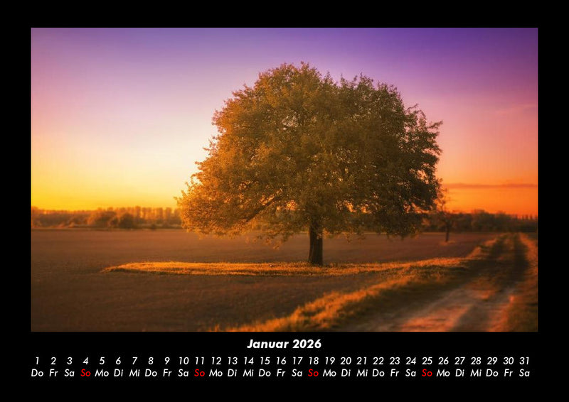 Sonnenuntergänge Fotokalender 2026 - 1