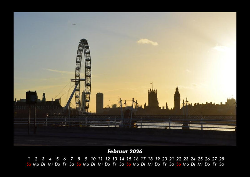 Sonnenuntergänge Fotokalender 2026 - 2