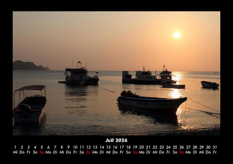 Sonnenuntergänge Fotokalender 2026 - 7
