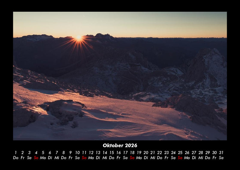 Landschaftskalender Fotokalender 2026 - 10