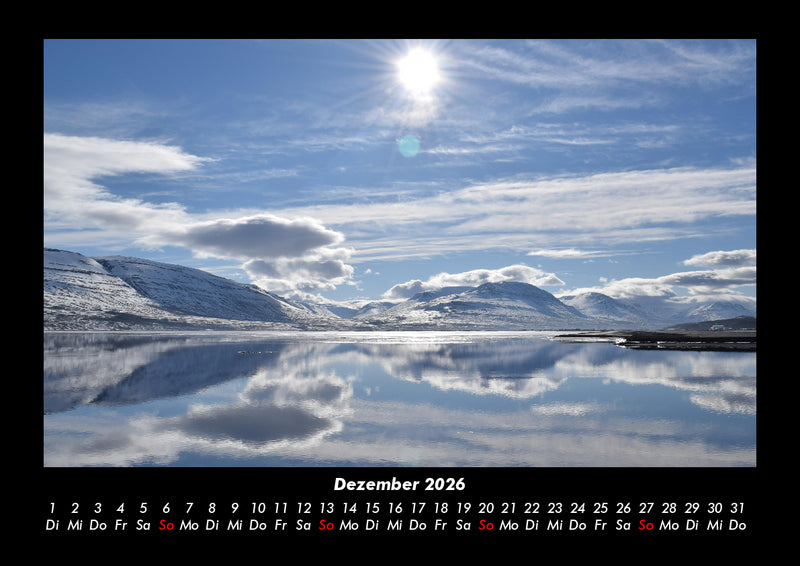Landschaftskalender Fotokalender 2026 - 12