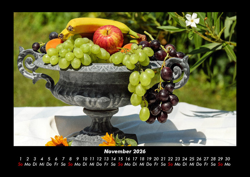 Obstkalender Fotokalender 2026 - 11