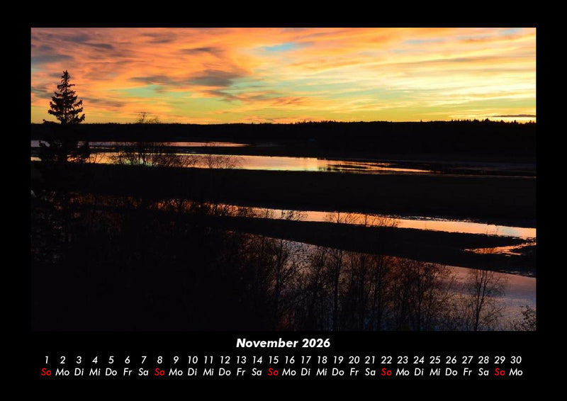 Sonnenuntergang Fotokalender 2026 - 11