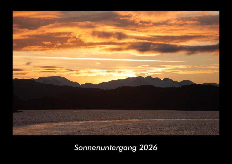 Sonnenuntergang Fotokalender 2026 - Hauptbild