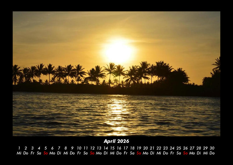 Sonnenuntergang Fotokalender 2026 - 4