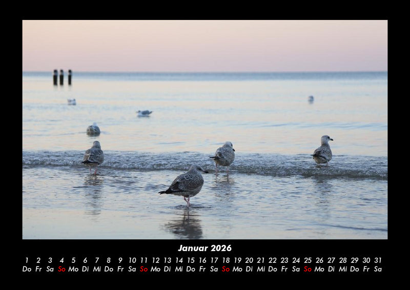Meereslandschaft Fotokalender 2026 - 1