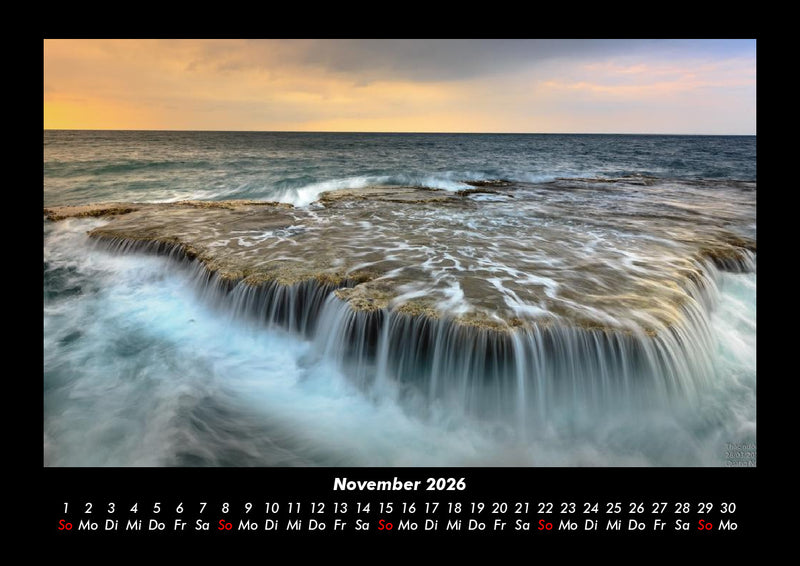 Wasserfälle Fotokalender 2026 - 11