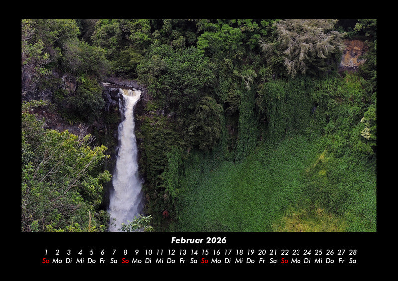 Wasserfälle Fotokalender 2026 - 2
