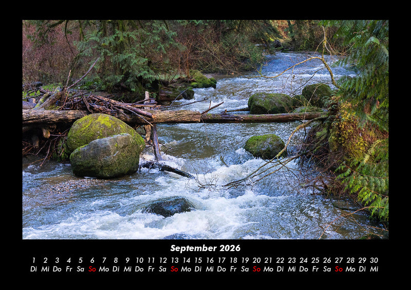 Landschaftskalender Fotokalender 2026 - 9