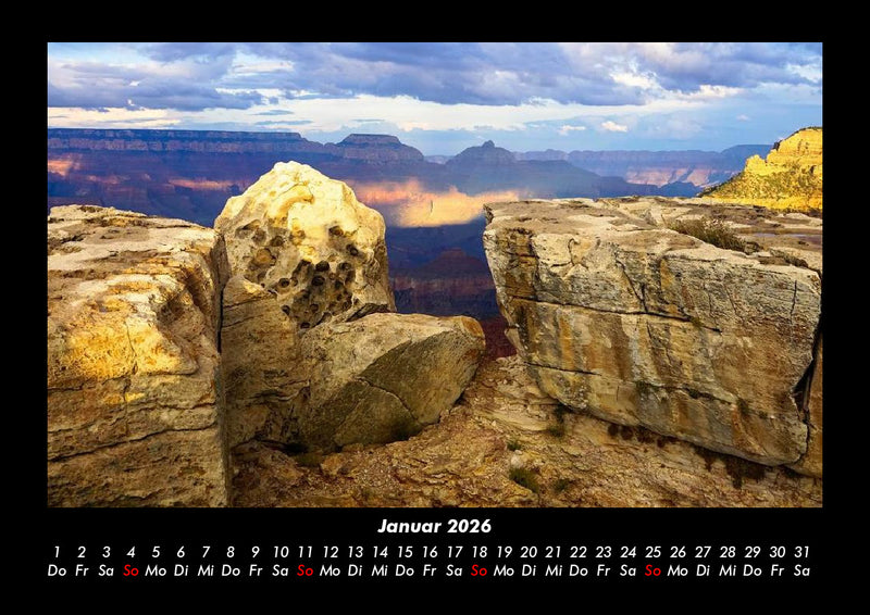 Landschaftskalender Fotokalender 2026 - 1