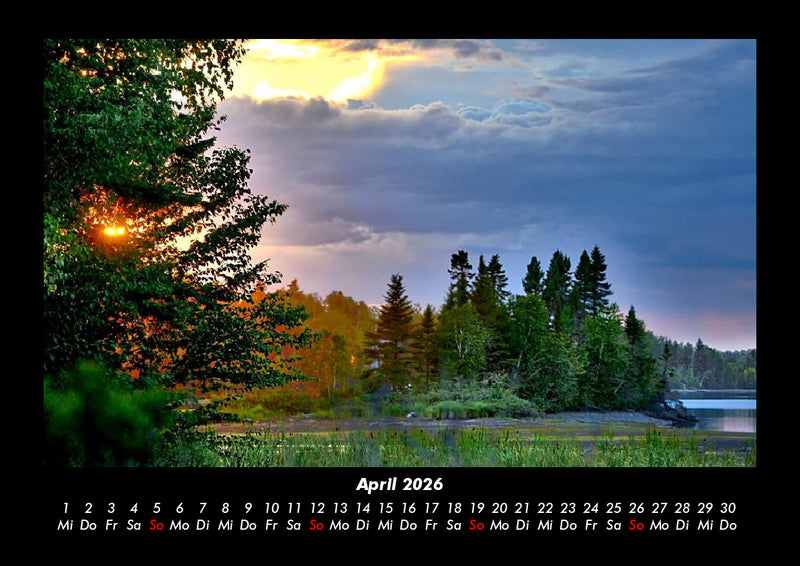 Landschaftskalender Fotokalender 2026 - 4