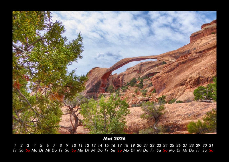 Landschaftskalender Fotokalender 2026 - 5