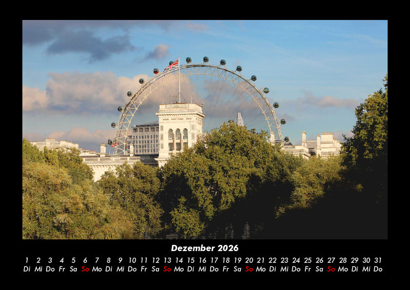 London Fotokalender 2026 - 12