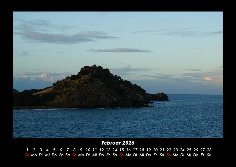 Trauminseln Fotokalender 2026 - 2
