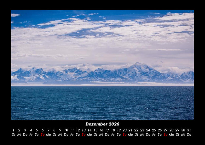Landschaftskalender Fotokalender 2026 - 12