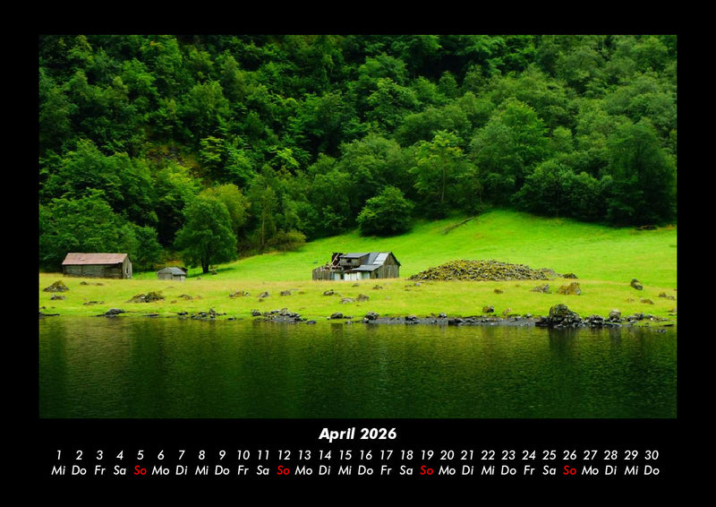 Landschaftskalender Fotokalender 2026 - 4