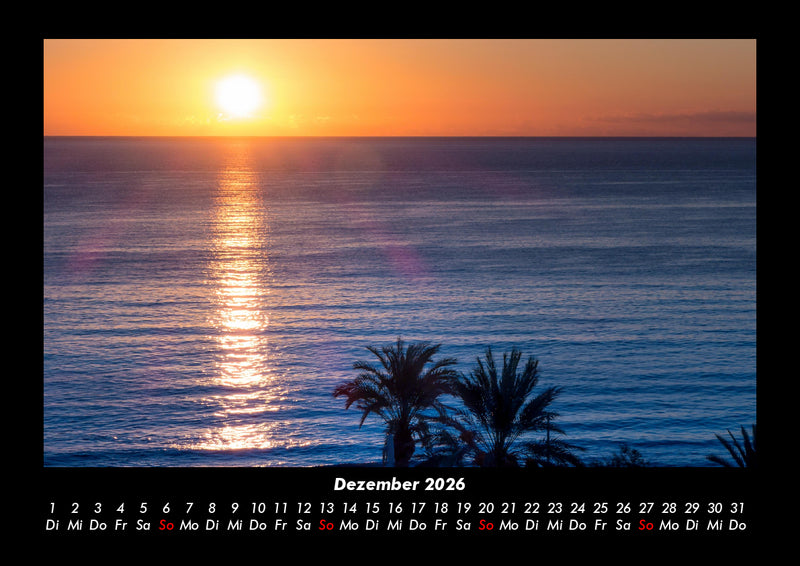 Fernweh Kalender Fotokalender 2026 - 12