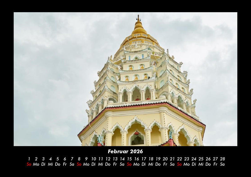 Tempel  Fotokalender 2026 - 2