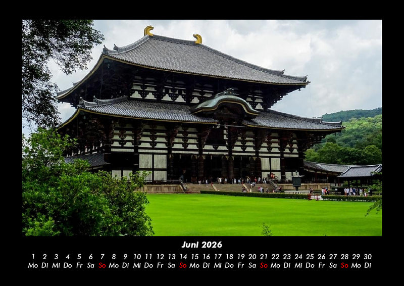 Tempel  Fotokalender 2026 - 6