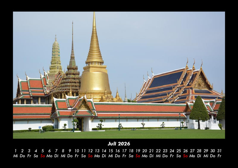 Tempel  Fotokalender 2026 - 7