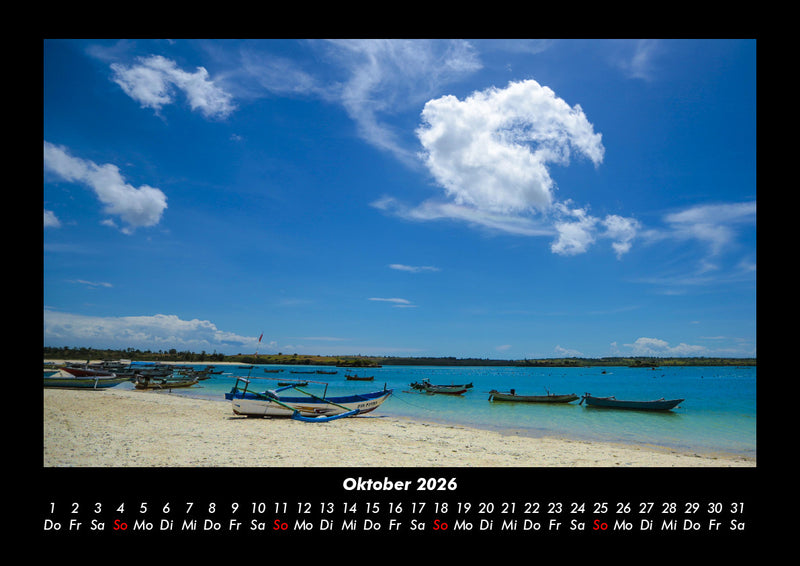 Meereslandschaft Fotokalender 2026 - 10