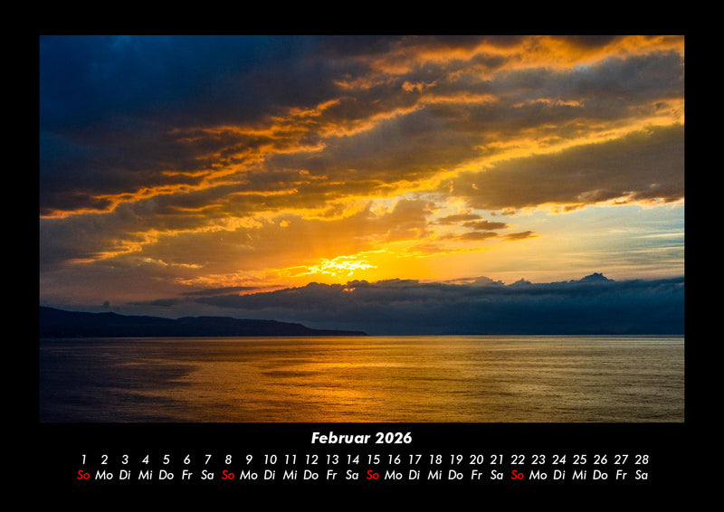 Meereslandschaft Fotokalender 2026 - 2