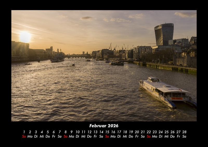 Sonnenuntergänge Fotokalender 2026 - 2