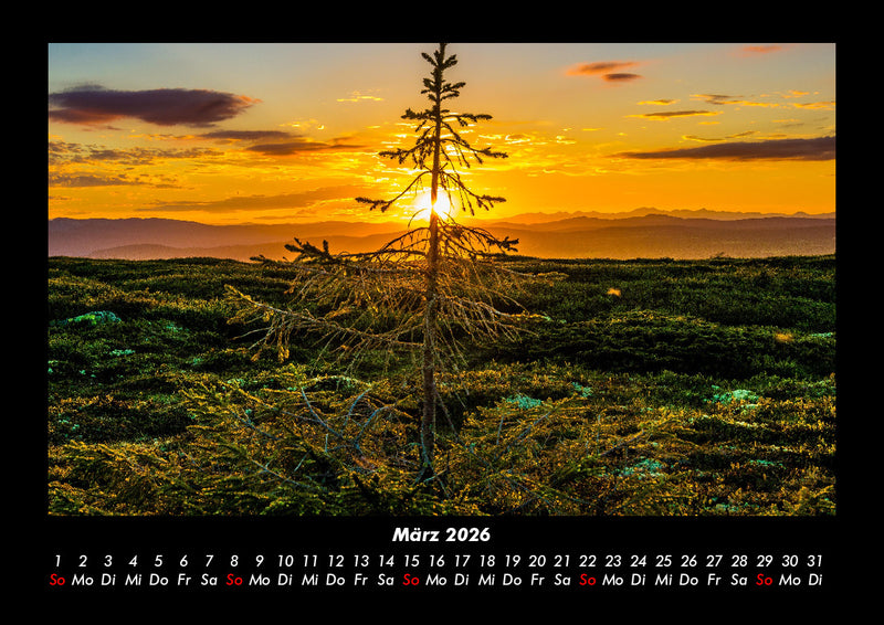 Sonnenuntergänge Fotokalender 2026 - 3