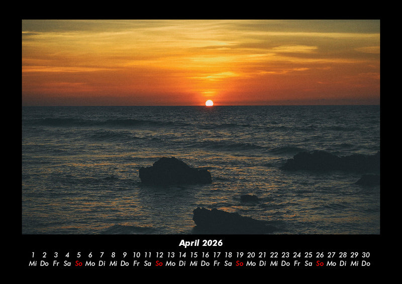 Sonnenuntergänge Fotokalender 2026 - 4