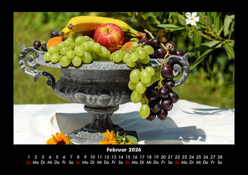 Obstkalender Fotokalender 2026 - 2