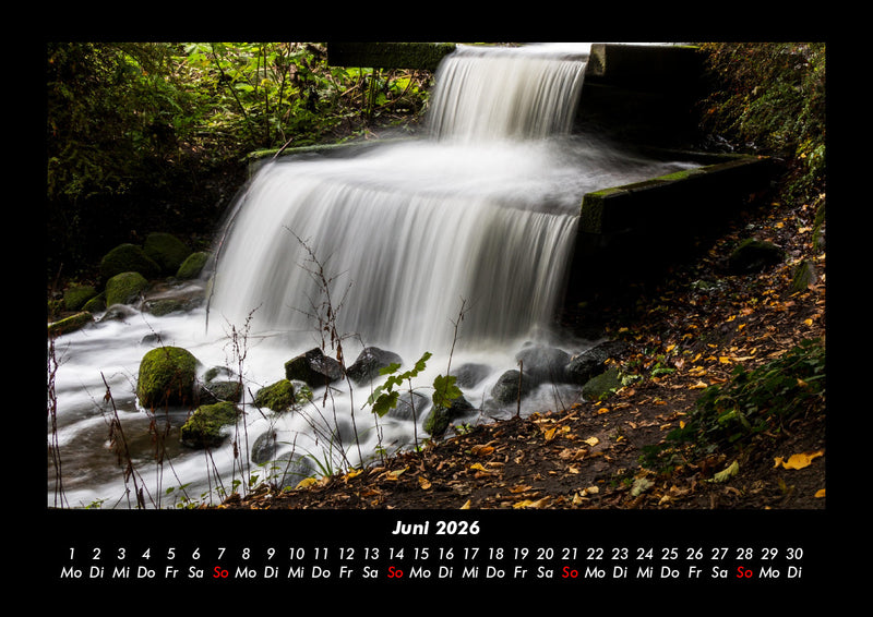 Wasserfälle Fotokalender 2026 - 6