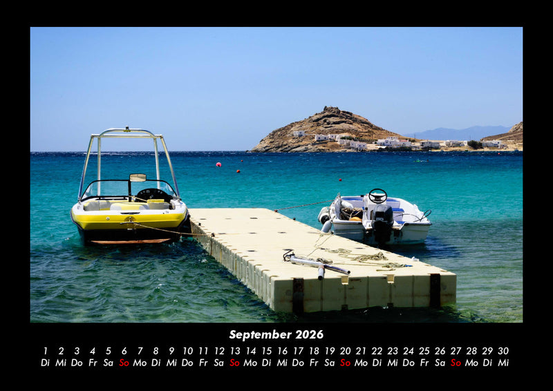 Boote Fotokalender 2026 - 9