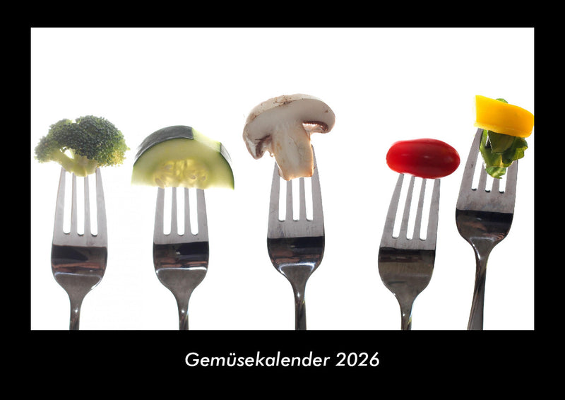 Gemüsekalender Fotokalender 2026 - Hauptbild