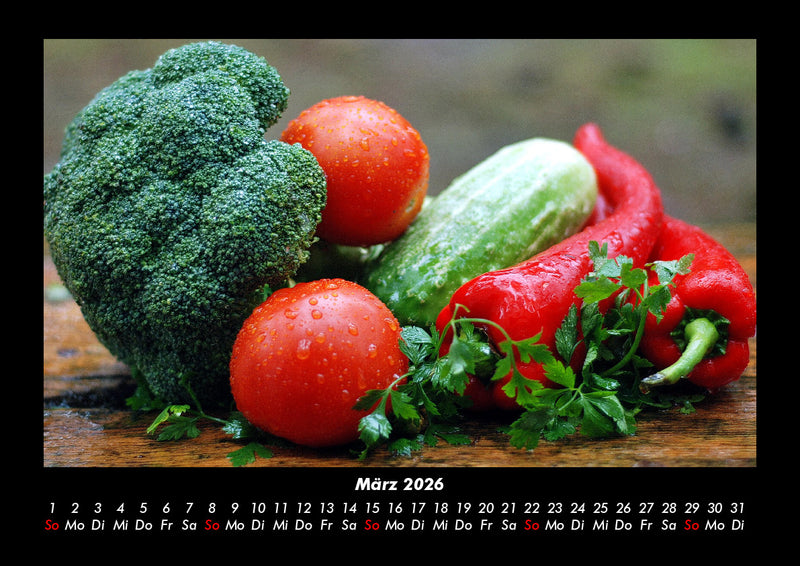 Gemüsekalender Fotokalender 2026 - 3