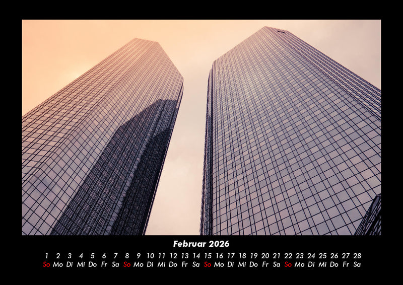 Architektur - Hochhäuser Fotokalender 2026 - 2